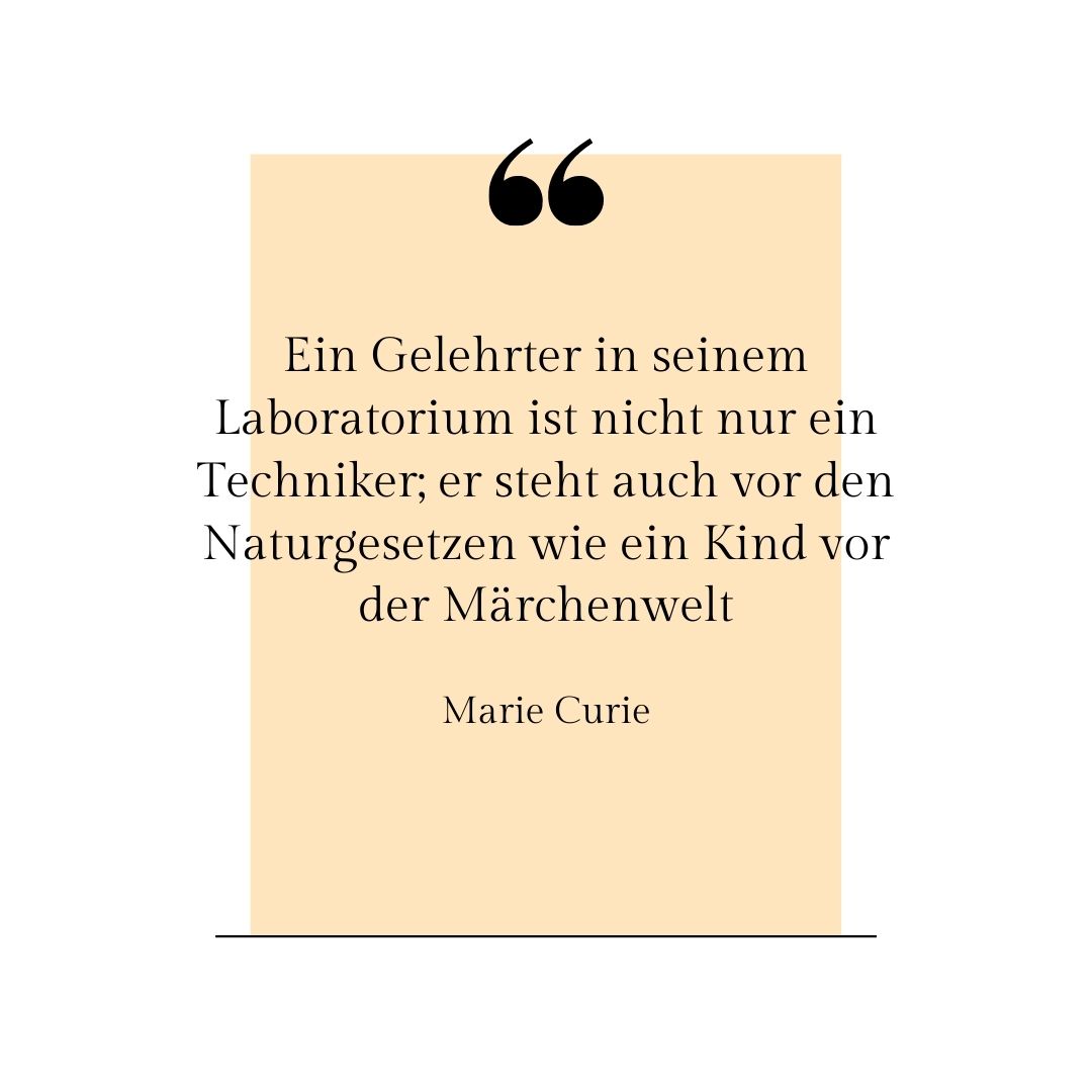 Zitat marie curie