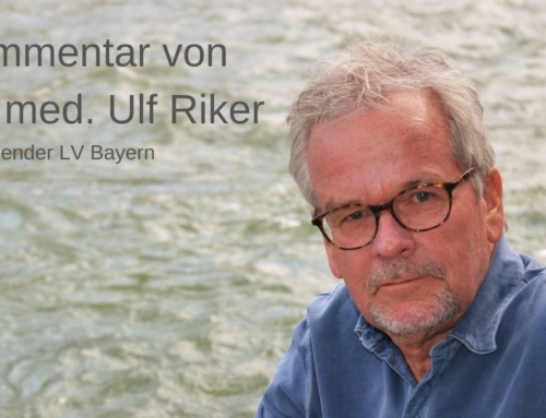 Kommentar von Dr. med. Ulf Riker: „Nichts ist besser als gar nichts“