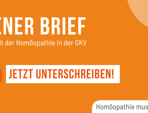 Homöopathie bleibt – jetzt gemeinsam Handeln
