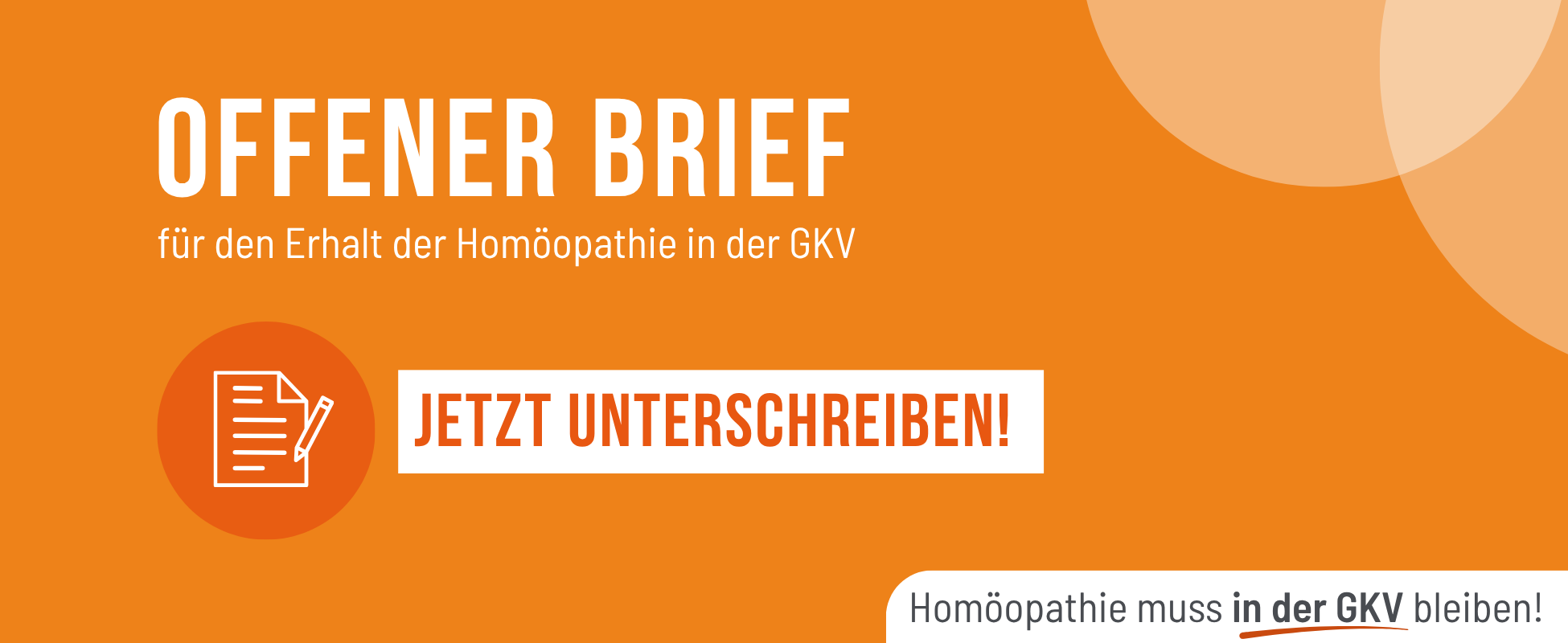 Homöopathie bleibt - jetzt gemeinsam Handeln